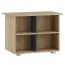 Couchtisch Ciomas 01, Farbe: Sonoma Eiche / Grau - Abmessungen: 78 x 78 x 47 cm (B x T x H)