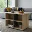 Couchtisch Ciomas 01, Farbe: Sonoma Eiche / Grau - Abmessungen: 78 x 78 x 47 cm (B x T x H)