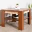 Couchtisch Pasuruan 17, Farbe: Nuss / Ahorn - Abmessungen: 67 x 67 x 50 cm (B x T x H)