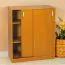 Kommode Kebumen 03, Farbe: Erle - Abmessungen: 100 x 80 x 40 cm (H x B x T)