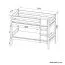 Kinderbett / Etagenbett Niklas 01, massiv, Farbe: Anthrazit - Liegefläche: 90 x 190 cm (B x L)