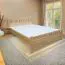 Doppelbett / Gästebett Buche massiv Vollholz natur 108, inkl. Lattenrost - Abmessung 160 x 200 cm