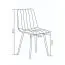 Stuhl Maridi 279, Farbe: Türkis - Abmessungen: 88 x 44 x 46 cm (H x B x T)