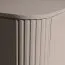Kommode in Kaschmir | 90 x 180 x 46 cm | 4 Türen | 6 Fächer | Soft Close System | Metallbeine | dekorative Relief-Streifen