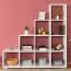 Regal Cuarto 09, Farbe: Weiß - 148 x 145 x 29 cm (H x B x T)