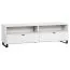 TV-Unterschrank Chiflero 36, Farbe: Weiß - Abmessungen: 56 x 180 x 47 cm (H x B x T)