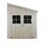 Anlehn-Gartenhaus inkl. Seitenwand - 3,18 x 2,16 Meter - unbehandelt - Pultdach Abbildung