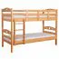 Etagenbett 90 x 190 cm | Massivholz: Buche | Natur Lackiert | umbaubar in zwei Einzelbetten | Premium-Qualität | inkl. Rollroste Abbildung