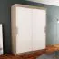 150 cm breiter Kleiderschrank mit 5 Fächern und 2 Türen | Farbe: Sonoma Eiche / Weiß Abbildung