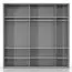 227 cm breiter Kleiderschrank mit 5 Türen | Farbe: Weiß Abbildung