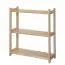 Regal - 80 cm breit, Kiefer Holz-Massiv, Farbe: Natur Abbildung