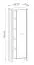 Schrank Braianik 25 mit 5 offenen Fächer, 1 Tür, 5 Fächer, 8 Einlegeböden, 200 x 66 x 37 cm, Eiche Wotan / Grün, Wohnzimmer, Vorzimmer, Büro, ABS