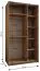 Schiebetürenschrank / Kleiderschrank | 6 Fächer | 245,5 x 140 x 64 cm | 2 Kleiderstangen | 2 Schiebetüren | 6 Einlegeböden | Soft-Close | Farbe: Weiß