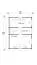 Ferienhaus F34 mit 2 Etagen | 66,6 m² | 70 mm Blockbohlen | Naturbelassen | Inkl. Fußboden & Fenster 1-Hand-Dreh-Kippsystematik
