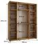 Weißer Schiebetürenschrank Tharo, auch für Wohnzimmer geeignet, platzsparend, viel Stauraum, Anti Staubbürsten, 235,2 x 200 x 45 cm, Einlegeböden