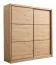 Großer Schiebetürenschrank mit einer Kleiderstange Panevo 03, Farbe: Eiche Artisan, sechs Fächer, Maße: 215,5 x 213 x 60 cm, modernes Design