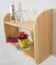 Hängeregal, Wandregal, Bücherregal - 60 cm breit, Kiefer Massivholz, Farbe: Natur Abbildung