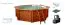 Holzpool Gardenflair 01, Achteck-rund, 5,30 x 1,38 Meter, inklusive Sandfilteranlage, Fiberclean, Poolleiter, Poolfolie, Boden- und Wandvlies, Edelstahl-Eckverbindungen, LED-Scheinwerfer, Sommer- und Winterabdeckung sowie Zubehör-Set