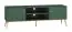 TV-Unterschrank Inari 05, Farbe: Waldgrün - Abmessungen: 54 x 160 x 40 cm (H x B x T), mit 2 Türen und 4 Fächern
