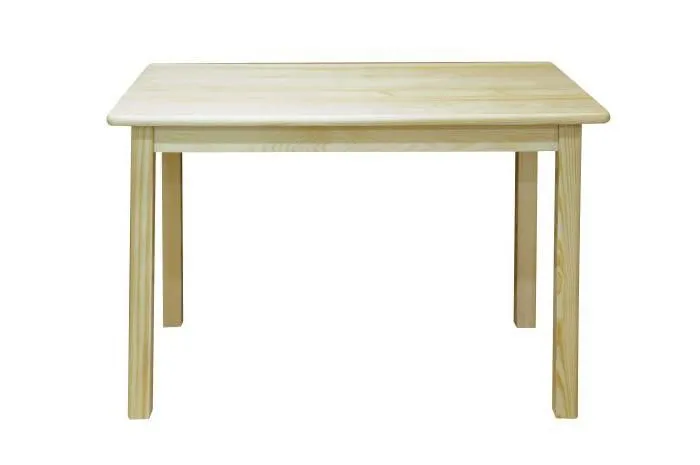 Holztisch 70 x 130 cm Abbildung
