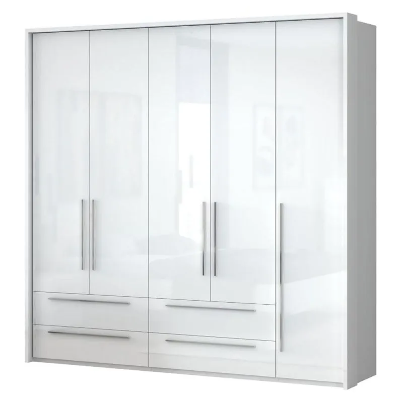 Kleiderschrank weiß hochglanz Abbildung