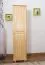 Kleiderschrank massiv, Farbe: Natur 190x47x60 cm Abbildung