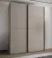Kleiderschrank / Schiebetürenschrank | 2 Schiebetüren | 2 Kleiderstangen | 11 Fächer | 10 Einlegeböden |245,5 x 190 x 64 cm | Farbe: Kaschmir | Soft-Close