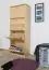 Schuhkipper Kiefer Holz massiv, Farbe: Natur 150x58x30 cm, Schuhschrank Schuhkommode