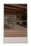 Kleiderschrank mit Spiegel Papauta 04, Farbe: Kaschmir / Eiche dunkel - Abmessungen: 226 x 142 x 60 cm (H x B x T)