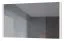 Spiegel Faleasiu 20, Farbe: Weiß - Abmessungen: 65 x 123 x 2 cm (H x B x T)