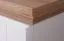 Schrank Cuenca 07, Farbe: Eiche / Weiß - Abmessungen: 209 x 60 x 39 cm (H x B x T)