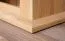 Schlafzimmer Komplett - Set A "Matam" mit Futonbett 140x200, Nachtkommode, Kleiderschrank, Kommode, Spiegel, Farbe: Eiche, inkl. Lattenrost