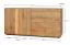 Kommode Sienne 05 mit 79 x 165 x 43,5 cm, Wildeiche massiv, geölt, gebürstet, 2 Türen, 2 Kipptüren, 6 Fächer, 2 Holzeinlegeböden, inkl. LED-Beleuchtung