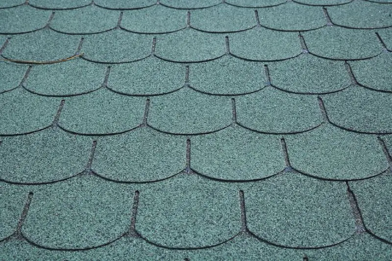 Dachschindeln Biberschwanz - Farbe: Grün 3 qm
