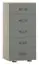 Kommode Ciomas 13, Farbe: Sonoma Eiche / Grau - Abmessungen: 104 x 50 x 40 cm (H x B x T)