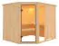 Sauna Francesca 05, 68 mm Wandstärke - 231 x 196 x 198 cm (B x T x H)