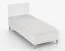 Kinderbett / Jugendbett | Weiß | Taygetos 05 | Liegefläche: 90 x 200 cm | inkl. Lattenrost | kratz- und feuchtigkeitsbeständige Platte | Einfarbig