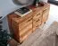 Sideboard, Farbe Sheesham, teilmassiv - Abmessungen: 82 x 145 x 45 cm (H x B x T)