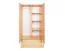 Kleiderschrank Natur 195x102x59 cm