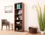 Regal Mojokerto 15, Farbe: Walnuss / Schwarz - Abmessungen: 194 x 80 x 39 cm (H x B x T)