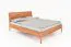 Doppelbett Wellsford 01 Kernbuche massiv geölt - Liegefläche: 160 x 200 cm (B x L)