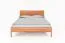 Doppelbett Wellsford 01 Kernbuche massiv geölt - Liegefläche: 160 x 200 cm (B x L)