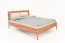 Doppelbett Wellsford 02 Kernbuche massiv geölt - Liegefläche: 180 x 200 cm (B x L)