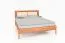 Doppelbett Wellsford 02 Kernbuche massiv geölt - Liegefläche: 180 x 200 cm (B x L)