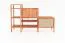 Regal Wellsford 40 Kernbuche massiv geölt - Abmessungen: 123 x 190 x 46 cm (H x B x T)