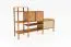 Regal Wellsford 40 Wildeiche massiv geölt - Abmessungen: 123 x 190 x 46 cm (H x B x T)