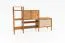 Regal Wellsford 40 Wildeiche massiv geölt - Abmessungen: 123 x 190 x 46 cm (H x B x T)
