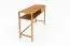 Schminktisch / Schreibtisch Wellsford 49 Wildeiche massiv geölt - Abmessungen: 80 x 120 x 46 cm (H x B x T)