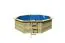Garten Pool aus Holz Modell 2 X SET, Farbe: Natur KDI, Ø 508 cm, inkl. Leitern