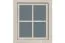 28 mm Dreh-/Kippfenster hell elfenbein verpackt